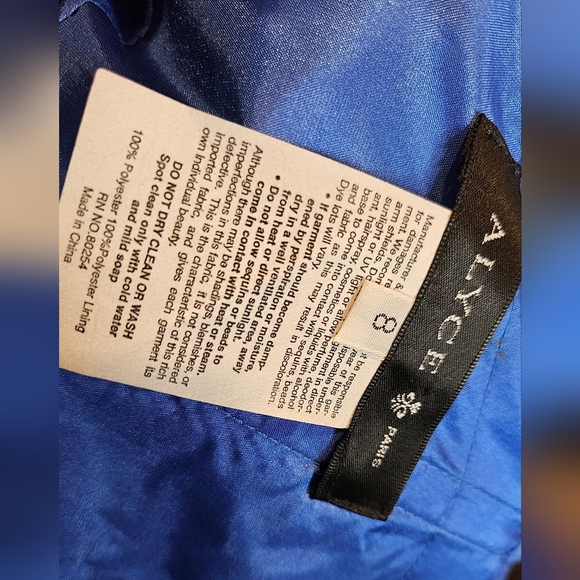 Blue Sequined floor-length  Stretchy gown. Size M To L - Picture 6 of 11